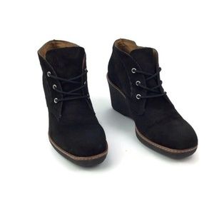 Naturalizer Women's Kaitlyn  Black Suede Wedge